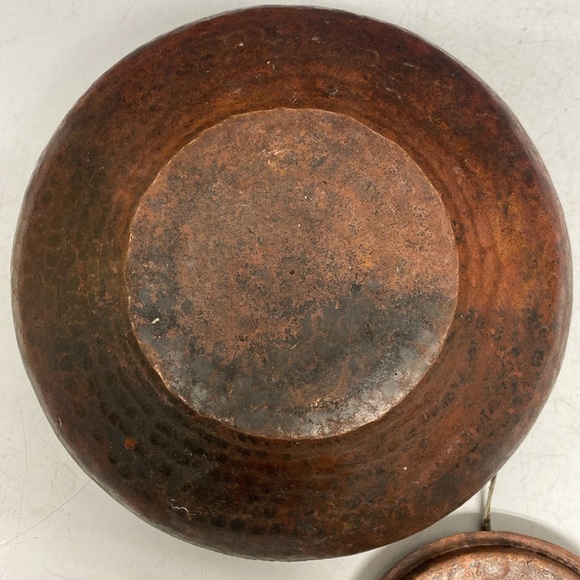 Nepalese Copper Kettle Vintage Chinese Etched Hammered Water Pot - Picture 12 of 17